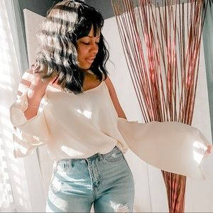 Cold shoulder top